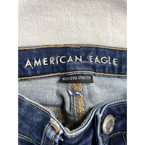 American Eagle Jeans Womens 6 Short Hi Rise Jegging Super Stretch Skinny - Picture 5 of 6